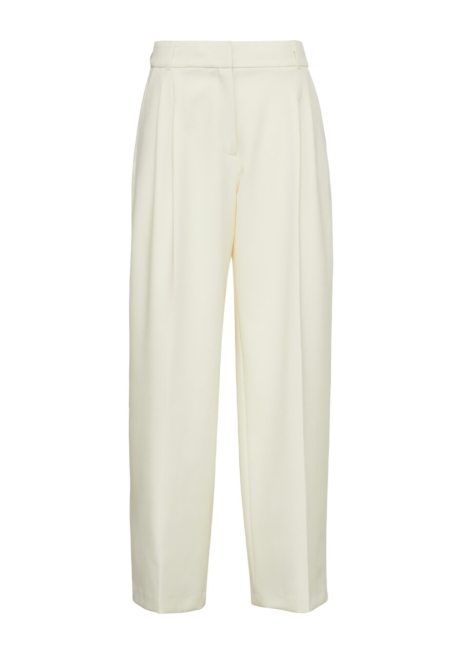 Широкие брюки со складками спереди s.Oliver BLACK LABEL, экрю
Широкие брюки со складками спереди s.Oliver BLACK LABEL, экрю