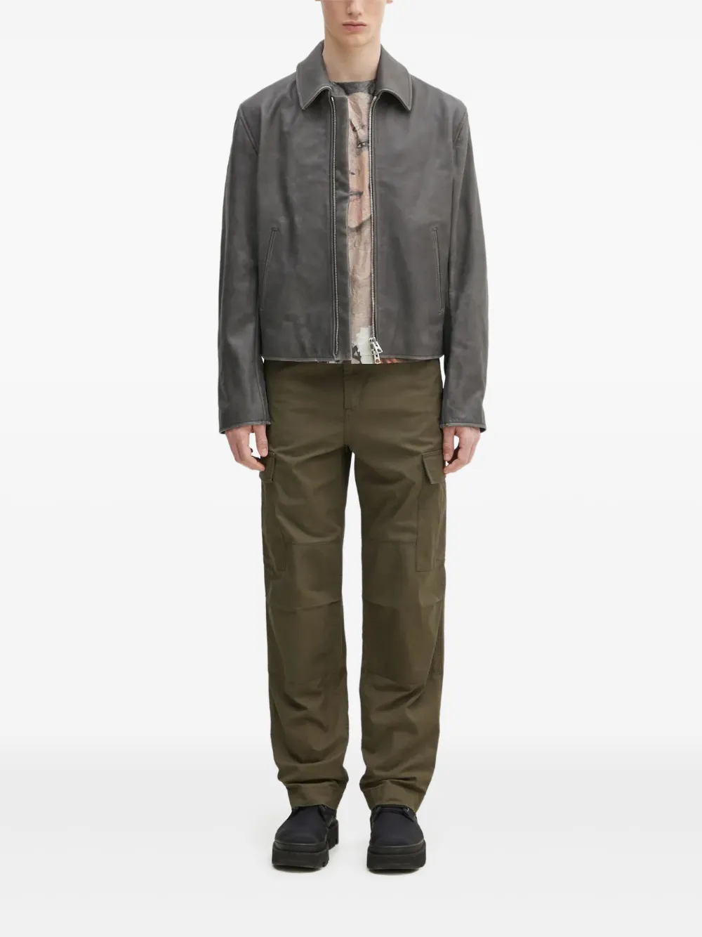 Кожаная куртка KENZO, серый
Кожаная куртка KENZO, серый