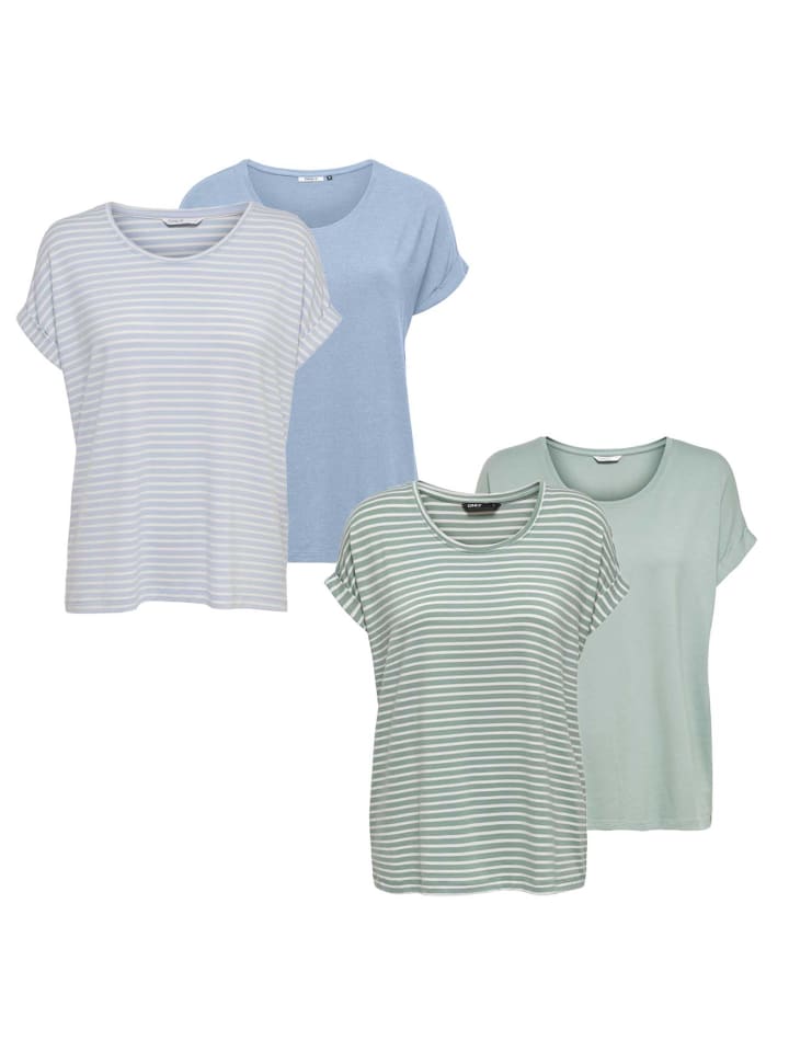 ONLY Набор из 4 разноцветных футболок MOSTER
ONLY Набор из 4 разноцветных футболок MOSTER