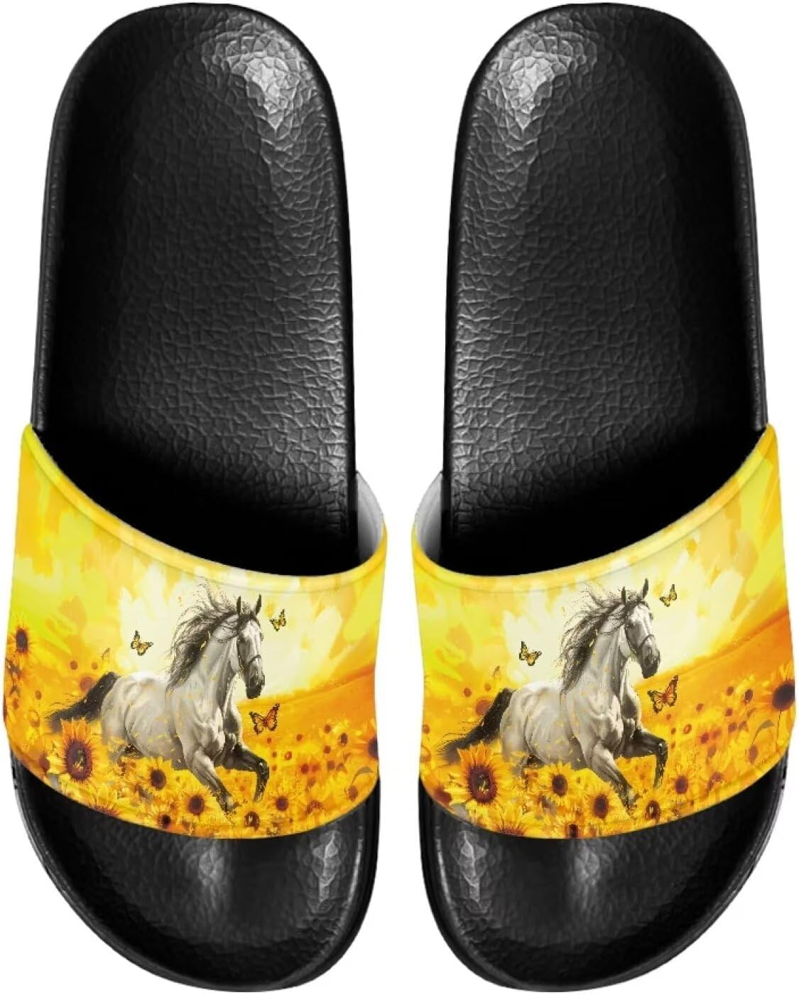Женские шлепанцы слайд Нескользящие летние домашние тапочки для девочек Слипоны флип-флоп Judentidos, Sunflower Horse
Женские шлепанцы слайд Нескользящие летние домашние тапочки для девочек Слипоны флип-флоп Judentidos, Sunflower Horse