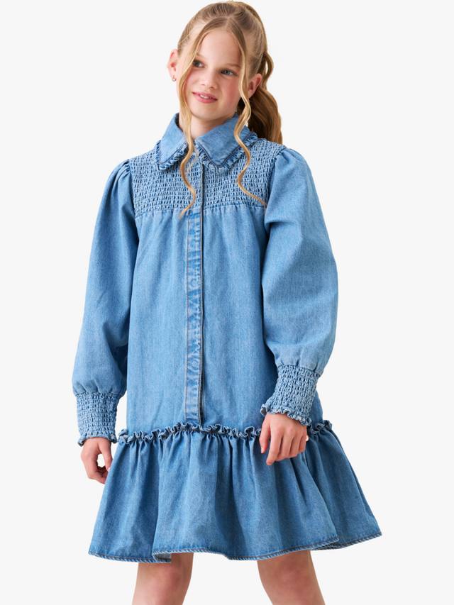 Детское джинсовое платье-рубашка Angel & Rocket, Blue
Детское джинсовое платье-рубашка Angel & Rocket, Blue