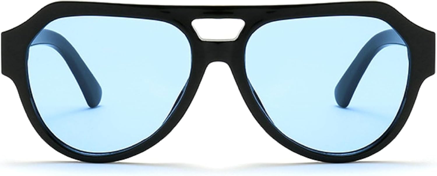 Мужские солнцезащитные очки-пилот в стиле ретро с двойной перемычкой, сине-зеленые оттенки, защита от ультрафиолета UV400, модные женские солнцезащитные очки-пилот mincl, Blue
Мужские солнцезащитные очки-пилот в стиле ретро с двойной перемычкой, сине-зеленые оттенки, защита от ультрафиолета UV400, модные женские солнцезащитные очки-пилот mincl, Blue