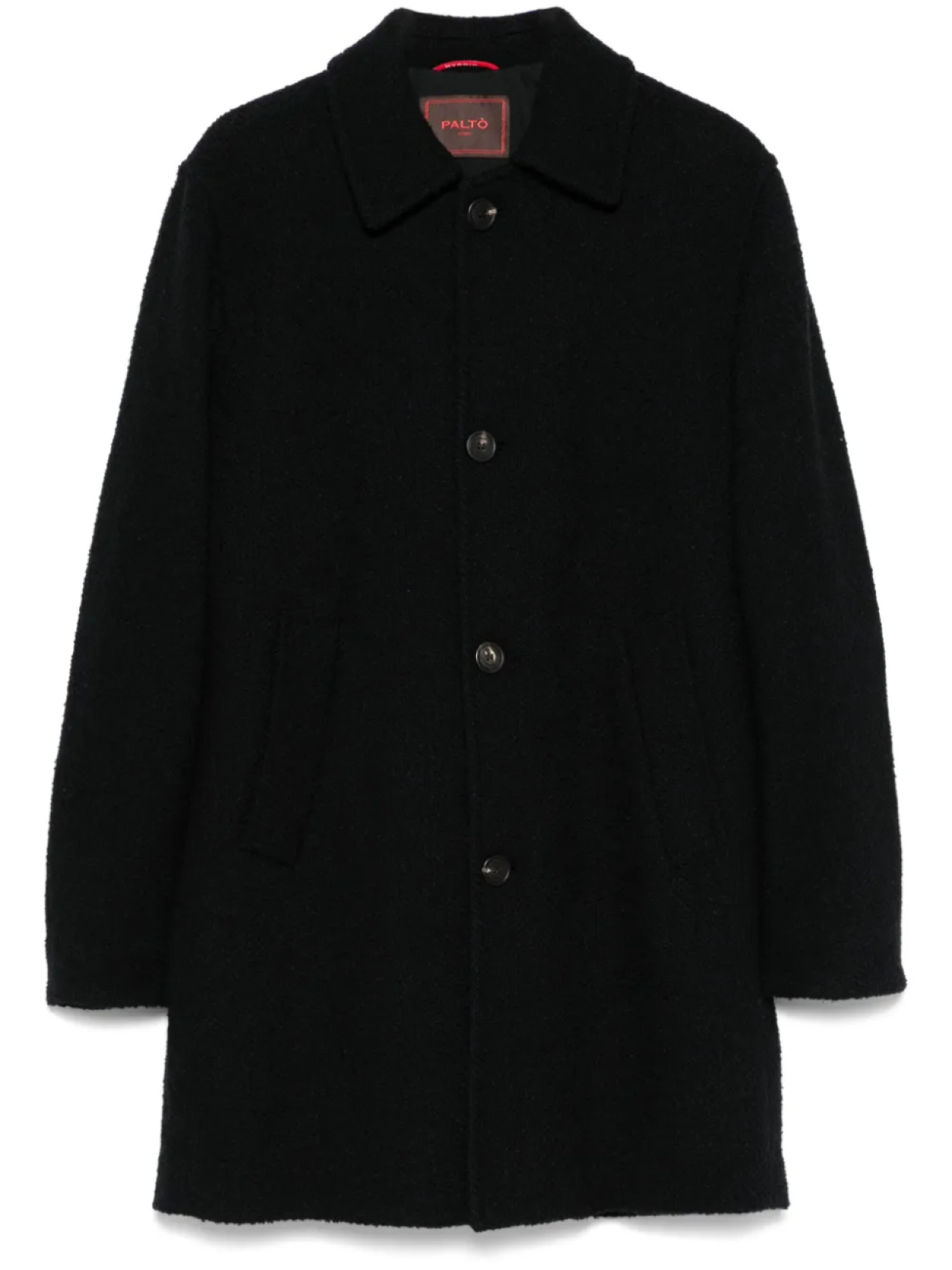 Paltò пальто с узором в елочку, черный
Paltò пальто с узором в елочку, черный