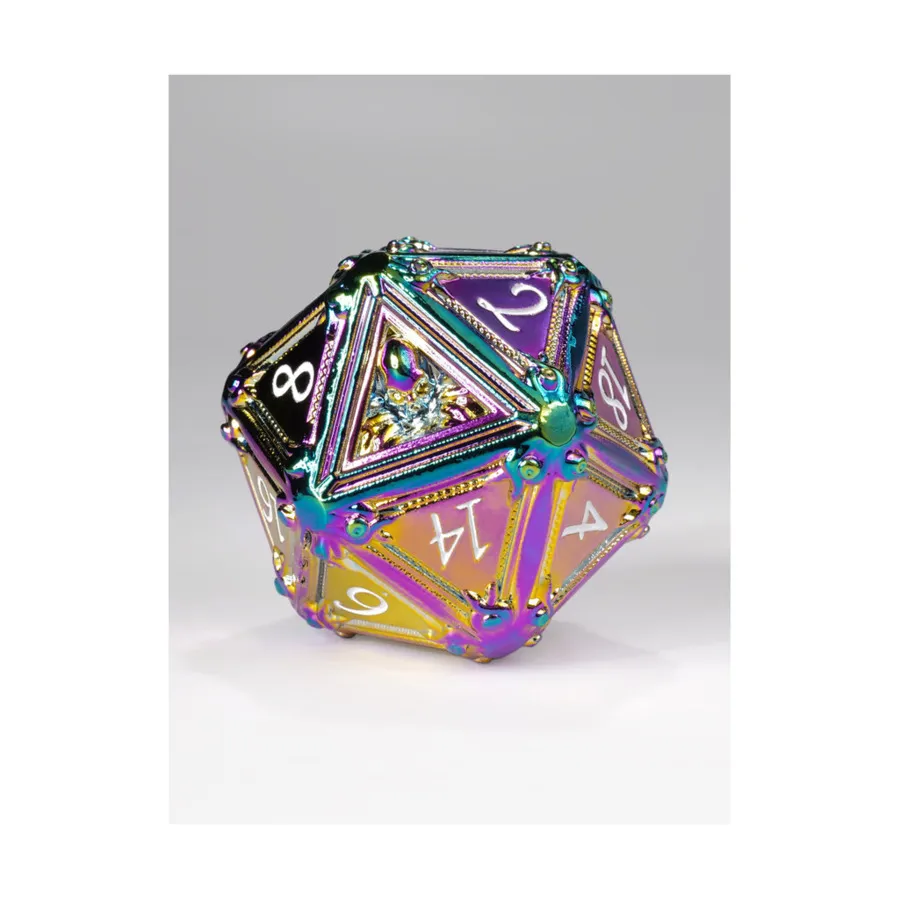 50 мм «Геометрические ужасы» d20 — призрачные радужные глаза, Oversized D20's (Kraken Dice)
50 мм «Геометрические ужасы» d20 — призрачные радужные глаза, Oversized D20's (Kraken Dice)