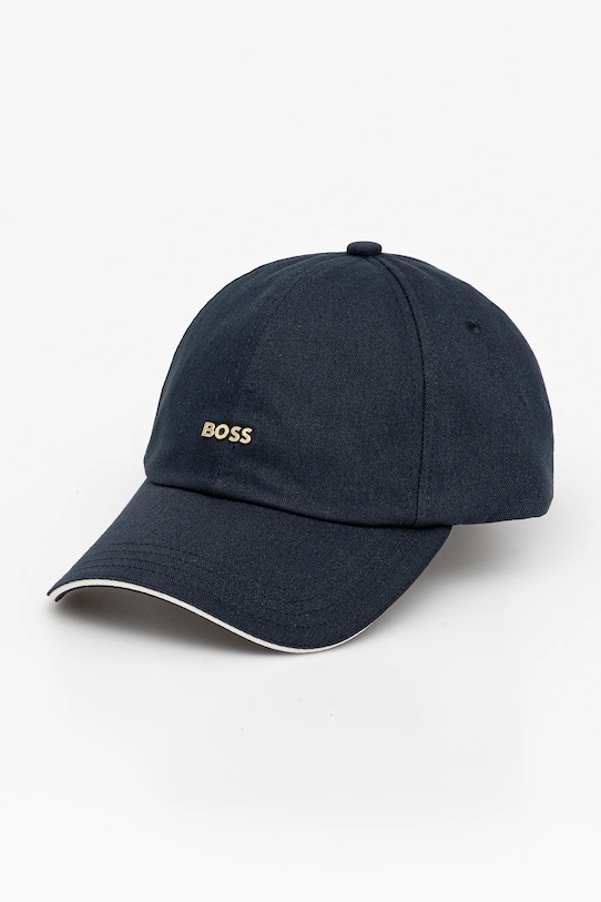 Хлопковая кепка с козырьком Boss, темно-синий
Хлопковая кепка с козырьком Boss, темно-синий