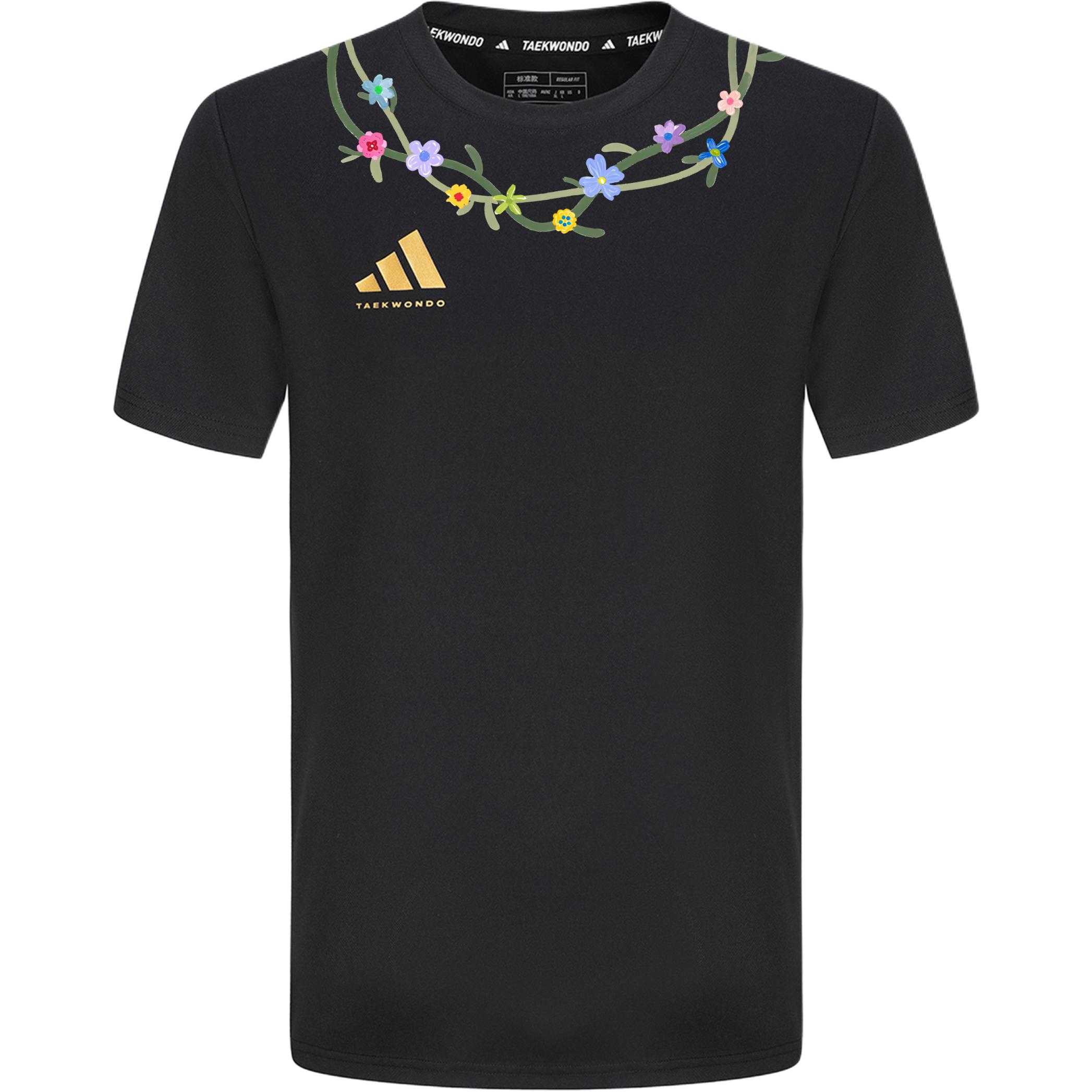 Спортивная футболка с круглым вырезом, хлопковая футболка унисекс Adidas, черный
Спортивная футболка с круглым вырезом, хлопковая футболка унисекс Adidas, черный