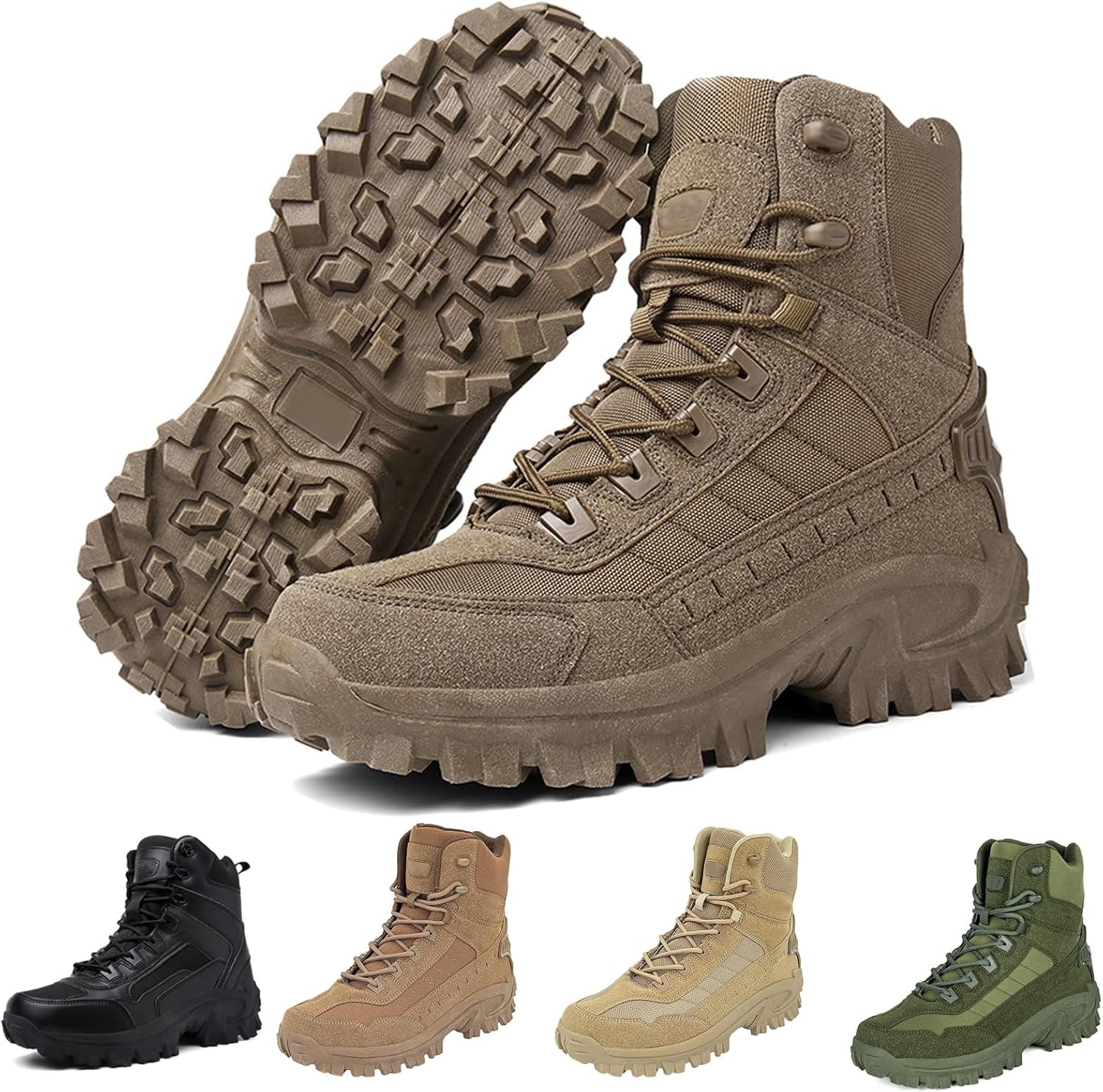 Мужские боевые ботинки, ортопедические туристические ботинки с поддержкой свода стопы, водонепроницаемые противопрочные ботинки с боковой молнией, тактические ботинки для улицы, мотоцикла и работы Generic, коричневый
Мужские боевые ботинки, ортопедические туристические ботинки с поддержкой свода стопы, водонепроницаемые противопрочные ботинки с боковой молнией, тактические ботинки для улицы, мотоцикла и работы Generic, коричневый