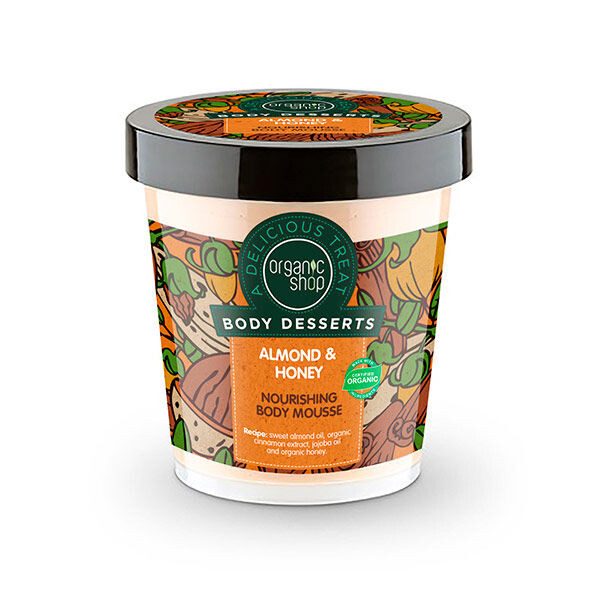 Увлажняющий крем для тела Mousse Corporal Nutritiva Almendra & Miel Organic Shop, 450 мл
Увлажняющий крем для тела Mousse Corporal Nutritiva Almendra & Miel Organic Shop, 450 мл