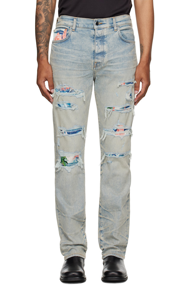 Джинсы Thrasher slim Amiri, индиго
Джинсы Thrasher slim Amiri, индиго