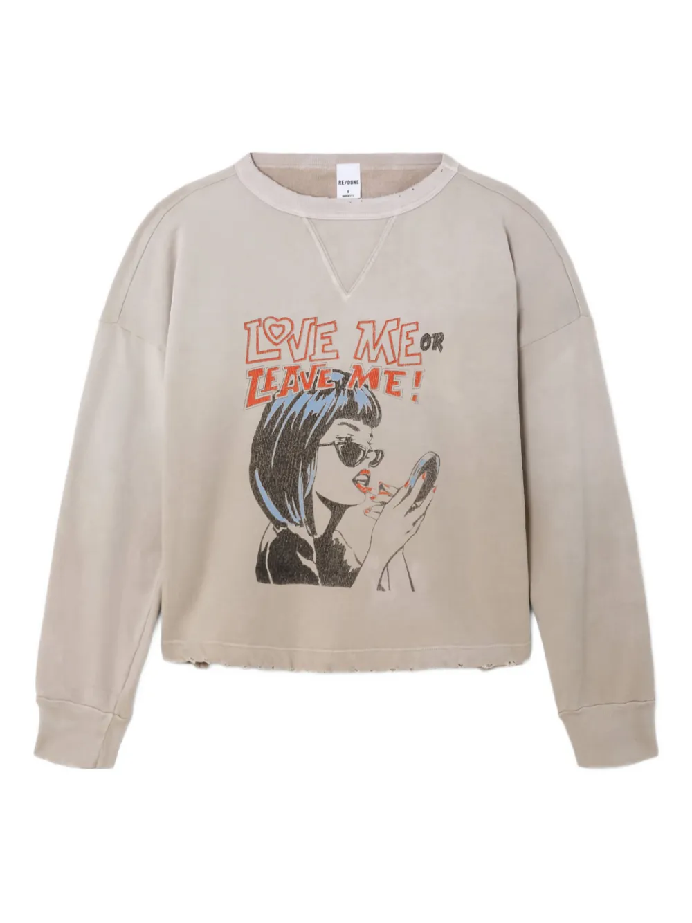 Толстовка с принтом «Love Me» RE/DONE, нейтральный
Толстовка с принтом «Love Me» RE/DONE, нейтральный