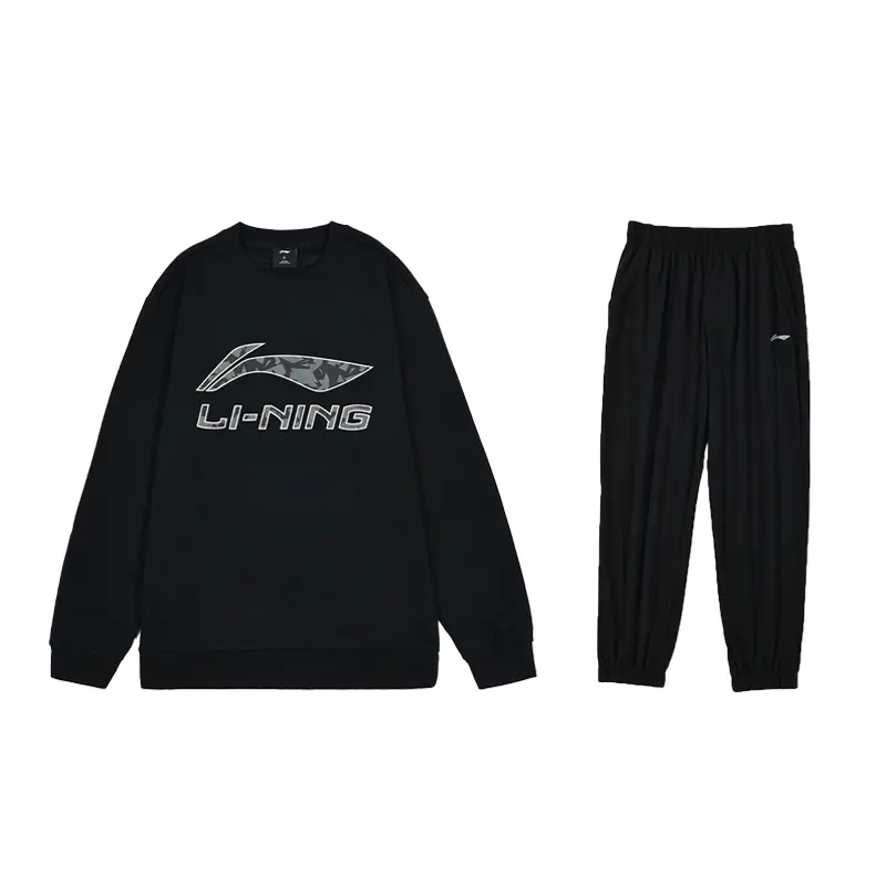 Комплект мужской толстовки LiNing, черный
Комплект мужской толстовки LiNing, черный