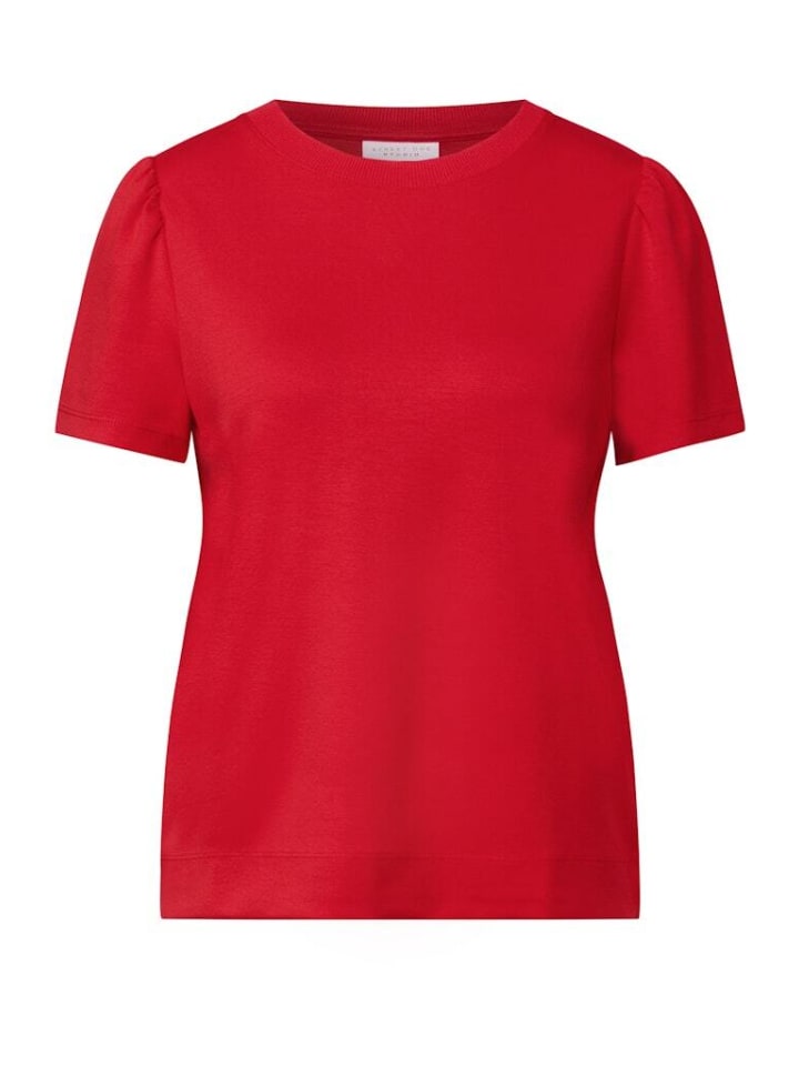 Футболка мандариново-красного цвета Street One
Футболка мандариново-красного цвета Street One