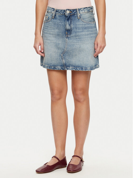 Джинсовая юбка стандартного кроя Tommy Hilfiger, синий
Джинсовая юбка стандартного кроя Tommy Hilfiger, синий