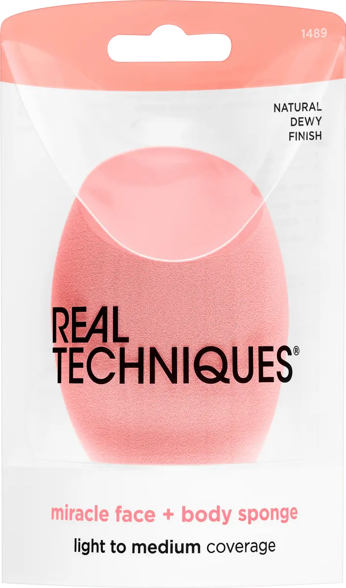 Макияж Schwamm Miracle Face+Body 1St REAL TECHNIQUES
Макияж Schwamm Miracle Face+Body 1St REAL TECHNIQUES