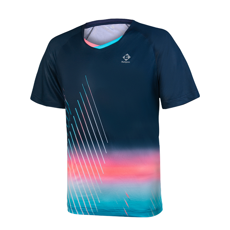 Футболка для бадминтона унисекс темно-синяя KUMPOO
Футболка для бадминтона унисекс темно-синяя KUMPOO