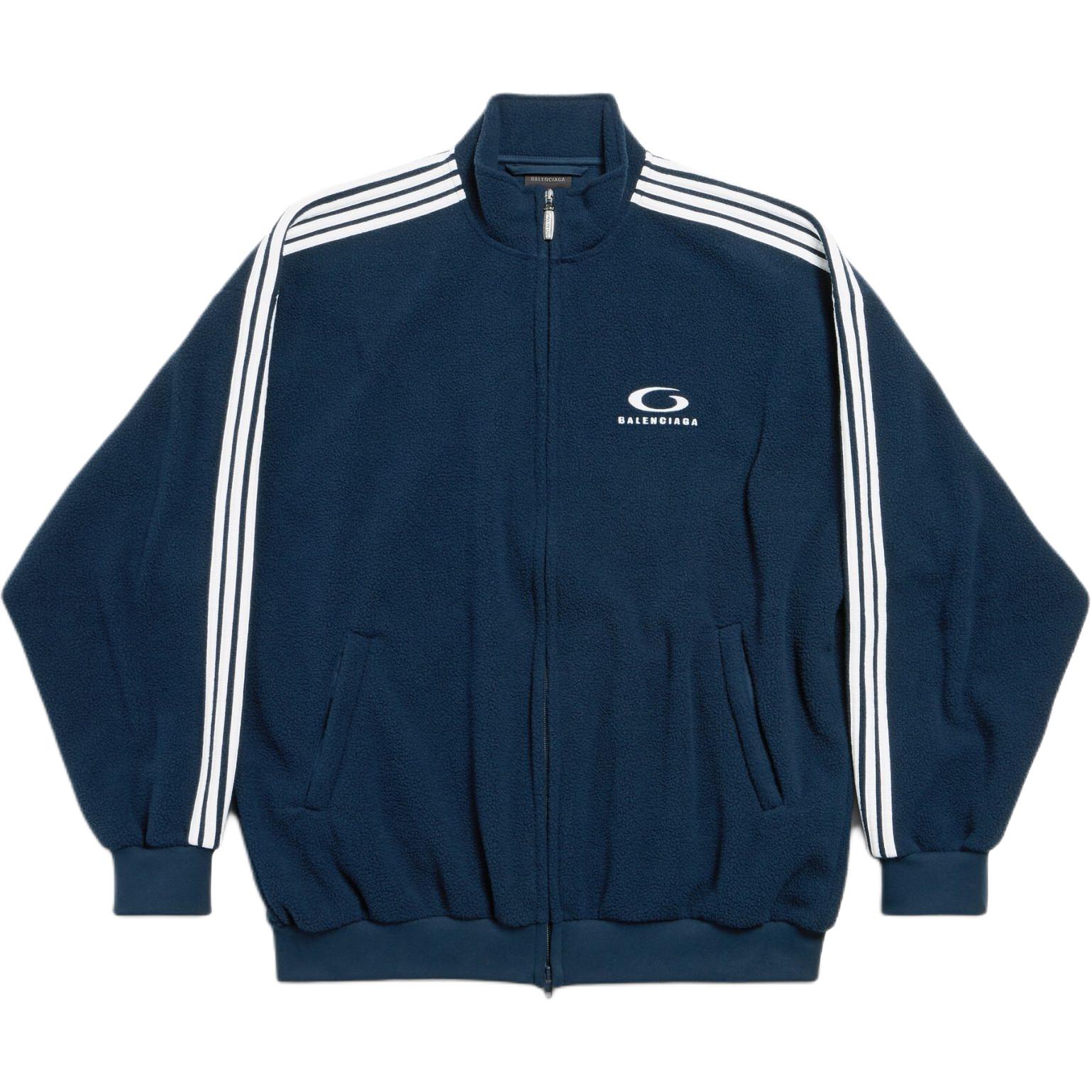 Balenciaga Спортивная куртка-бомбер с молнией, Marine Blue 
Balenciaga Спортивная куртка-бомбер с молнией, Marine Blue