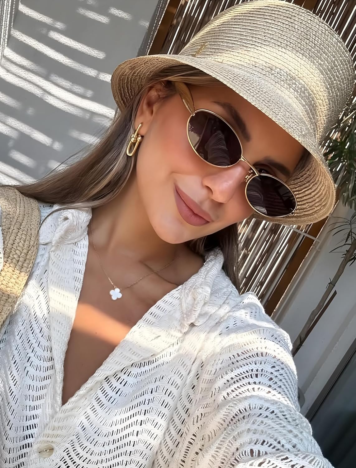 Ретро овальные солнцезащитные очки для женщин и мужчин, золотистый металлик, стиль 70-х, модные солнцезащитные очки 90-х YMRFW, 2pack (Glod/Gray Lens+gold/Champagne Lens)
Ретро овальные солнцезащитные очки для женщин и мужчин, золотистый металлик, стиль 70-х, модные солнцезащитные очки 90-х YMRFW, 2pack (Glod/Gray Lens+gold/Champagne Lens)