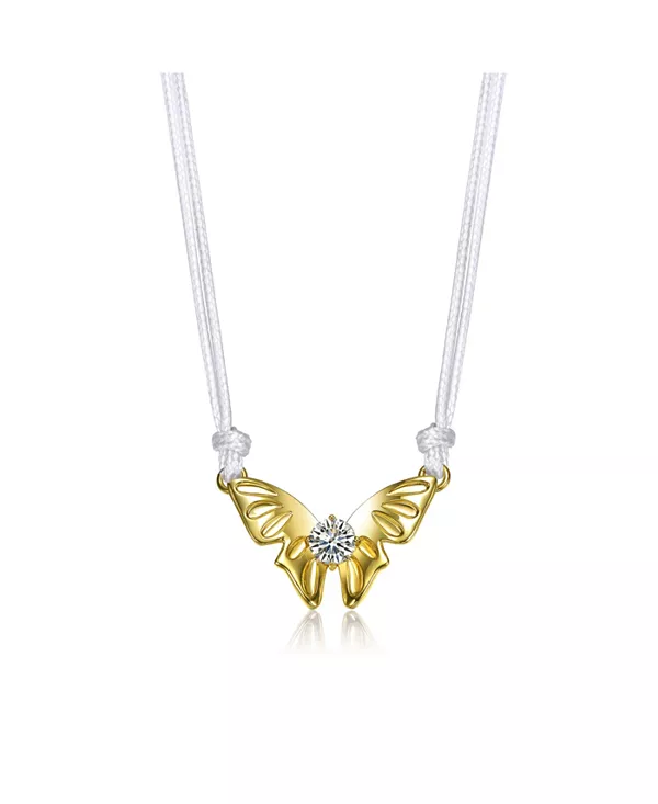 Ожерелье с подвеской в виде бабочки и мотылька из кубического циркония 14 карат с золотым покрытием Gigigirl, gold
Ожерелье с подвеской в виде бабочки и мотылька из кубического циркония 14 карат с золотым покрытием Gigigirl, gold