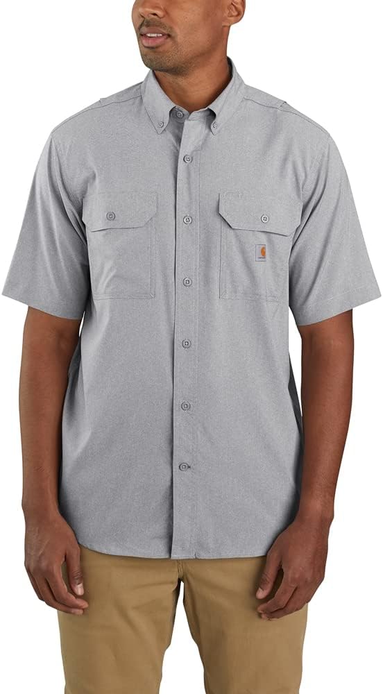 Carhartt мужская рубашка с коротким рукавом Relaxed Fit, облегченная, Steel
Carhartt мужская рубашка с коротким рукавом Relaxed Fit, облегченная, Steel