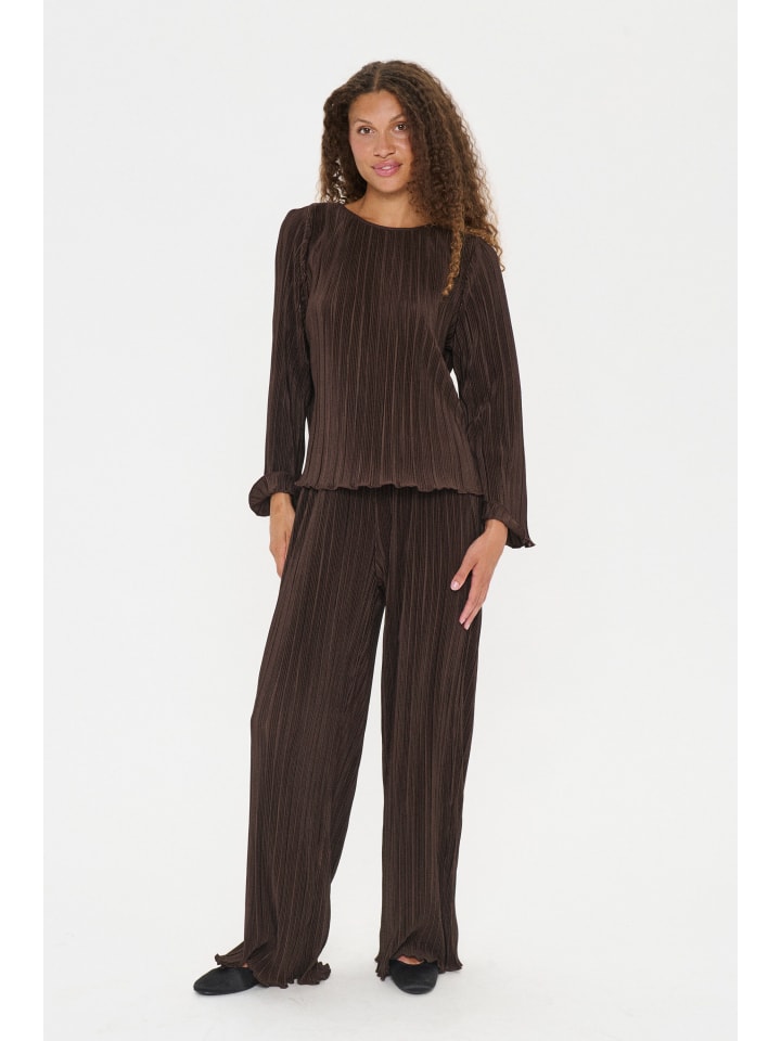 SAINT TROPEZ Блузка с длинными рукавами ZuniSZ, прямого кроя, темно-дубового цвета
SAINT TROPEZ Блузка с длинными рукавами ZuniSZ, прямого кроя, темно-дубового цвета