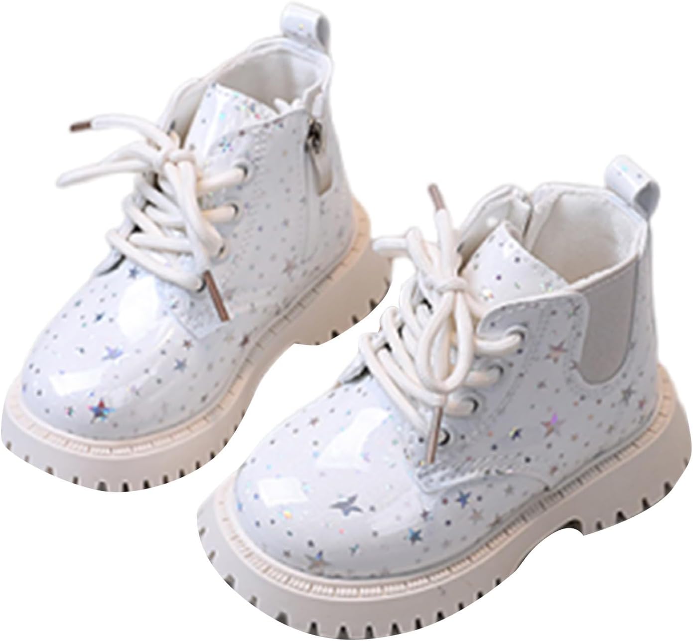 Зимние ботинки для девочек IWIHMIV, короткие ботинки с застежкой-молнией, противоскользящие, повседневные, теплые, на шнуровке, ботильоны, White
Зимние ботинки для девочек IWIHMIV, короткие ботинки с застежкой-молнией, противоскользящие, повседневные, теплые, на шнуровке, ботильоны, White