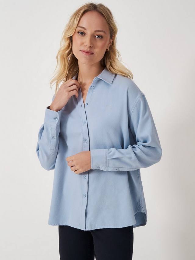 Расслабленная фланелевая рубашка Crew Clothing, светло-синий
Расслабленная фланелевая рубашка Crew Clothing, светло-синий