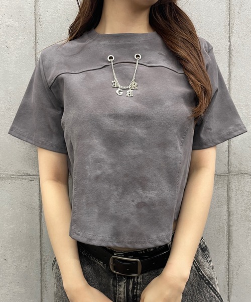 Футболка с неравномерной окраской и декоративной цепочкой ROGER AND RAW, серый
Футболка с неравномерной окраской и декоративной цепочкой ROGER AND RAW, серый