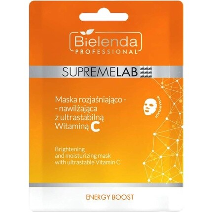Bielenda Supremelab Energy Boost Осветляющая и увлажняющая маска с ультрастабильным витамином C 1 патч
Bielenda Supremelab Energy Boost Осветляющая и увлажняющая маска с ультрастабильным витамином C 1 патч