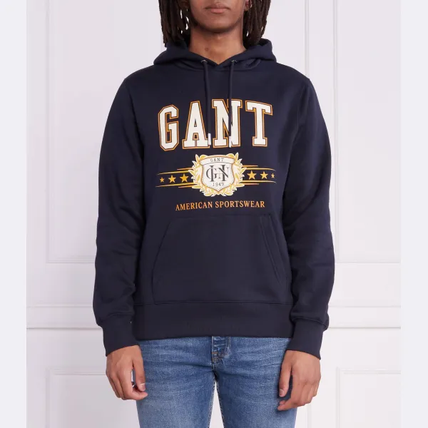 Толстовка обычного кроя Gant, синий 
Толстовка обычного кроя Gant, синий