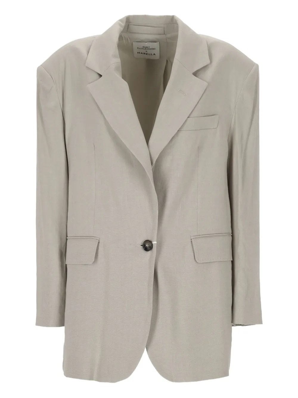 Однобортный пиджак Marella, нейтральный
Однобортный пиджак Marella, нейтральный