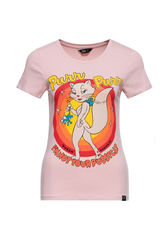 Футболка с надписью «Я не твоя киска» Queen Kerosin, розовый
Футболка с надписью «Я не твоя киска» Queen Kerosin, розовый