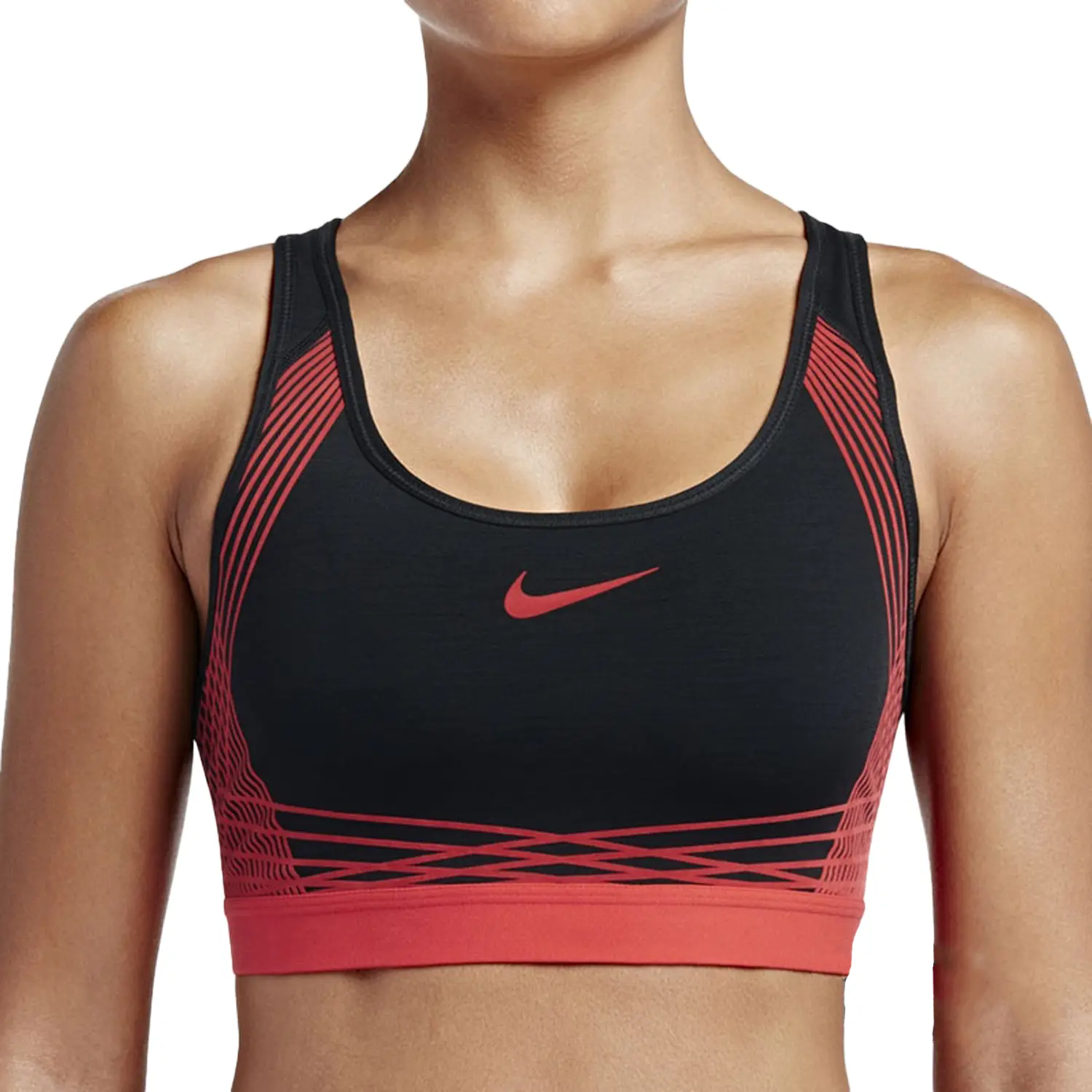 Nike Женское спортивное белье Dri Fit красное черное
Nike Женское спортивное белье Dri Fit красное черное