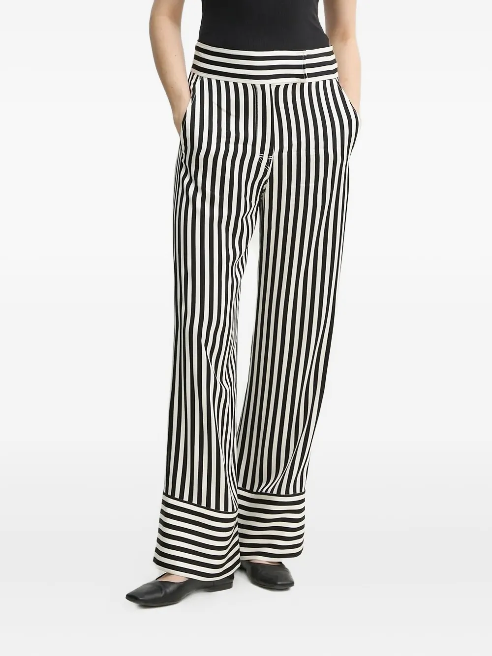 Полосатые брюки широкого кроя Day Birger Et Mikkelsen, черный
Полосатые брюки широкого кроя Day Birger Et Mikkelsen, черный