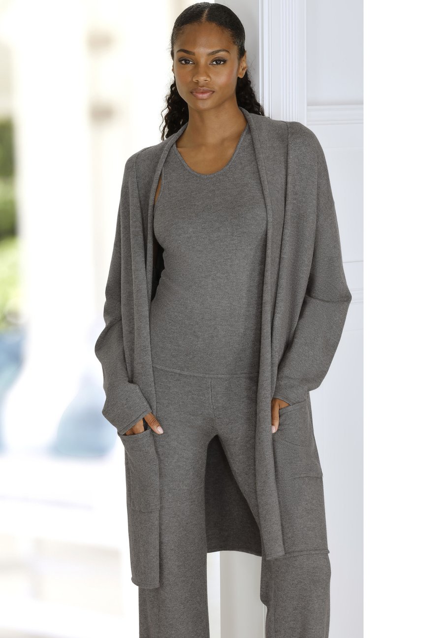 Кардиган LASCANA LONG, Dunkelgrau/Grey
Кардиган LASCANA LONG, Dunkelgrau/Grey