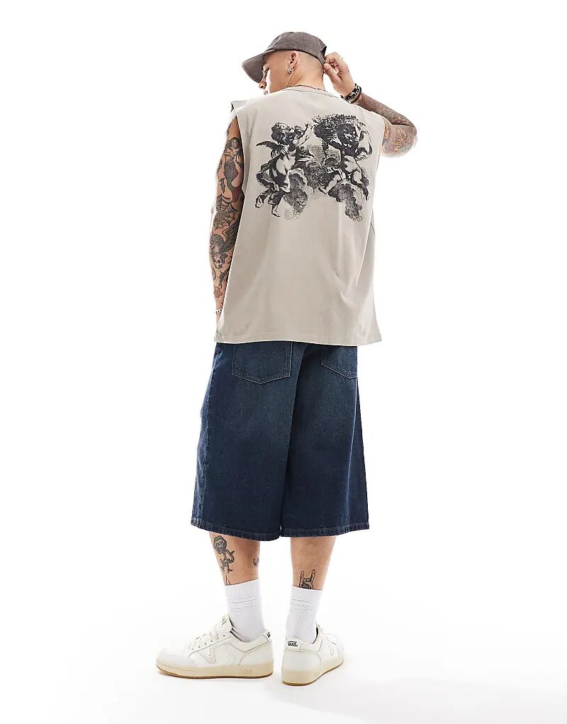 Большой топ из плотной ткани плотностью 220 г/м², вымытой в коричневой гамме с принтом сзади ASOS DESIGN
Большой топ из плотной ткани плотностью 220 г/м², вымытой в коричневой гамме с принтом сзади ASOS DESIGN