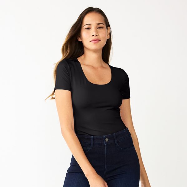 Женский облегающий боди с круглым вырезом Nine West, черный
Женский облегающий боди с круглым вырезом Nine West, черный