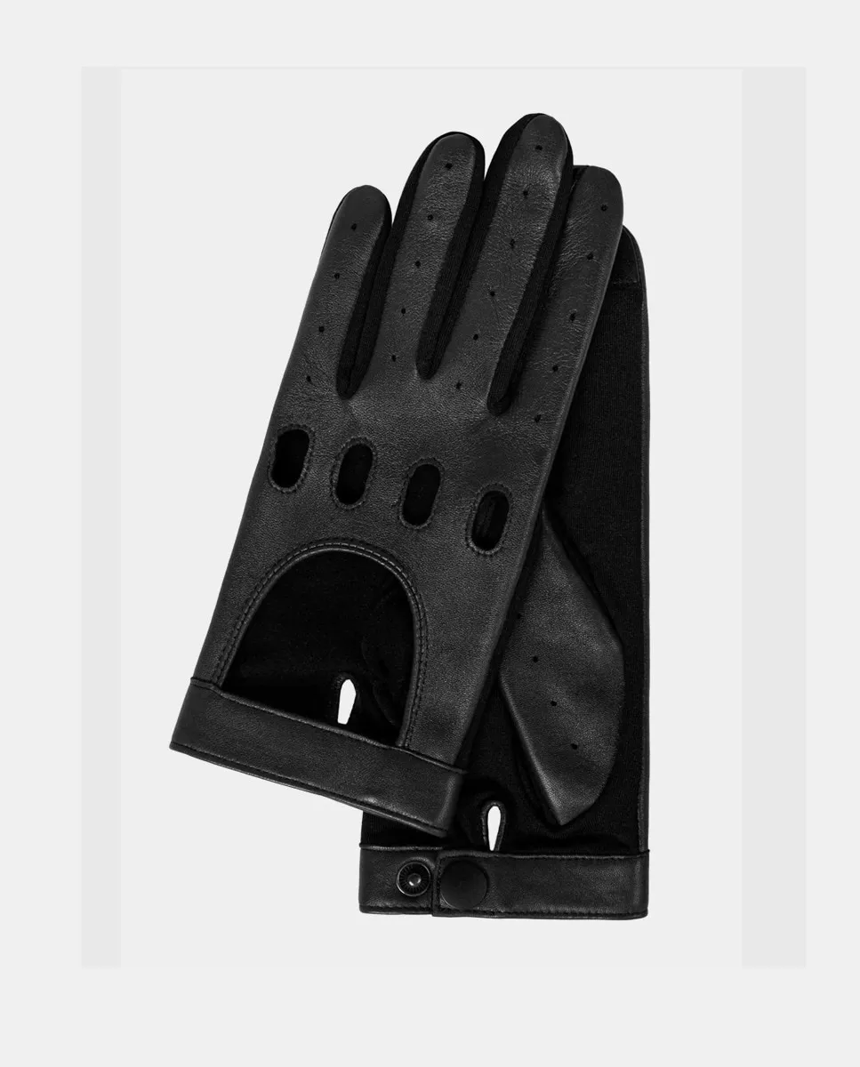 Черные кожаные тактильные перчатки для вождения Kessler
Черные кожаные тактильные перчатки для вождения Kessler