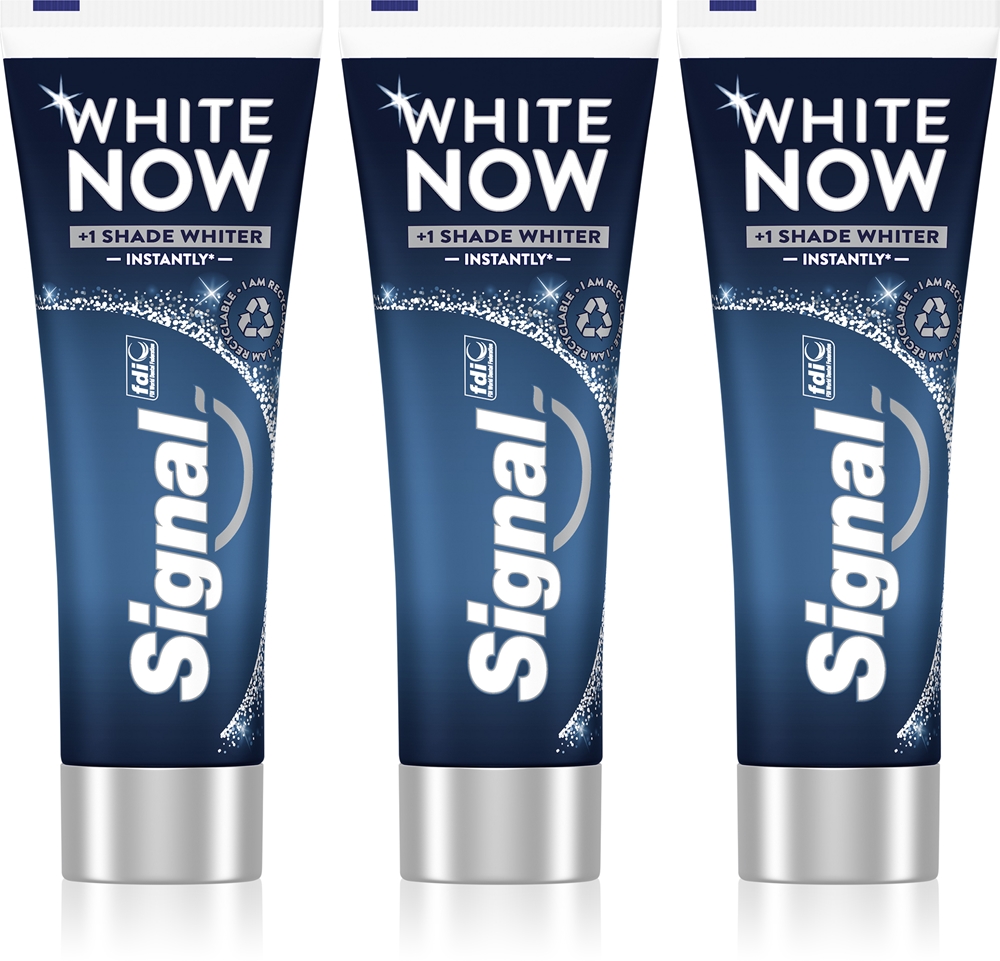 Белый сейчас 3-в-1 белый сейчас экономичная упаковка Signal, 3× 75 мл
Белый сейчас 3-в-1 белый сейчас экономичная упаковка Signal, 3× 75 мл