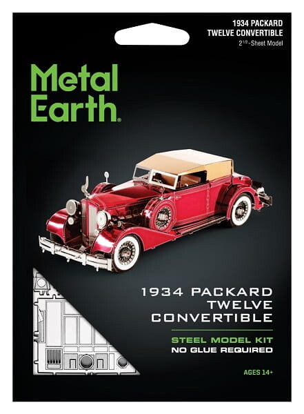 Metal Earth, Packard Twelve Convertible 1934 Convertible Сборная модель Fascinations
Metal Earth, Packard Twelve Convertible 1934 Convertible Сборная модель Fascinations