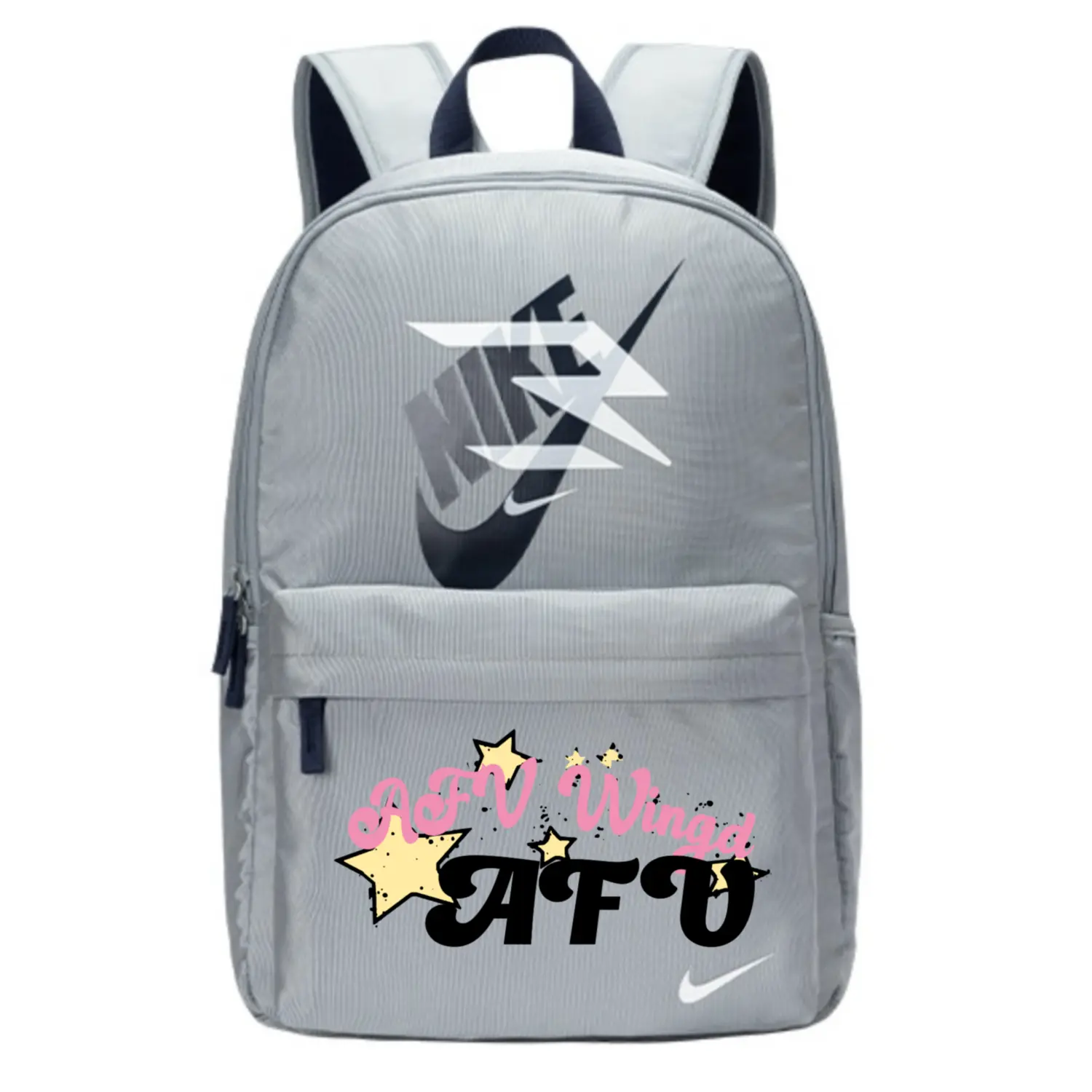 Nike Полиэстеровый рюкзак унисекс светло-серый волчий, AFV
Nike Полиэстеровый рюкзак унисекс светло-серый волчий, AFV