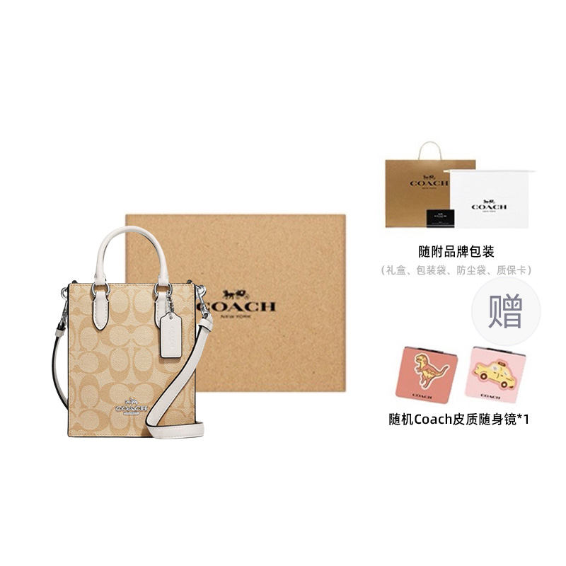 COACH Сумка-шоппер из холста с кожаными вставками
COACH Сумка-шоппер из холста с кожаными вставками