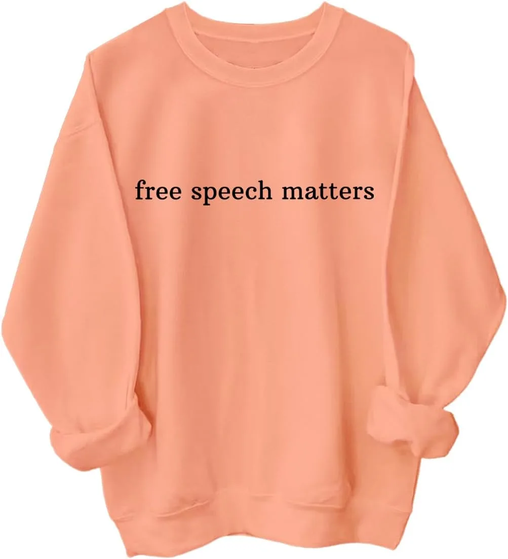 Свитшот Free Speech Matters с длинным рукавом Racsea
Свитшот Free Speech Matters с длинным рукавом Racsea