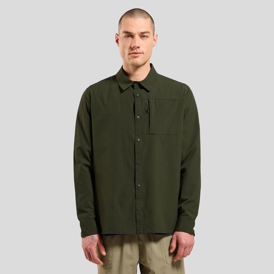 Рубашка Odlo Hyper Contrast с длинным рукавом цвета хаки
Рубашка Odlo Hyper Contrast с длинным рукавом цвета хаки