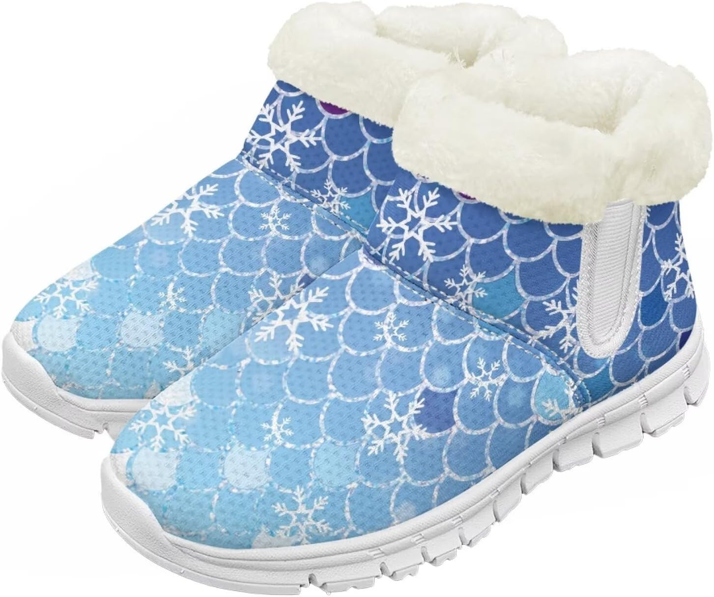 Детские зимние сапоги для девочек, водонепроницаемые, противоскользящие, для холодной погоды, с искусственным мехом, походные ботинки Goronwyfloyd, Blue Mermaid Scales
Детские зимние сапоги для девочек, водонепроницаемые, противоскользящие, для холодной погоды, с искусственным мехом, походные ботинки Goronwyfloyd, Blue Mermaid Scales