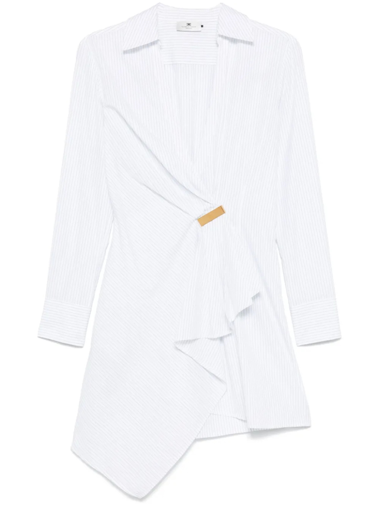 Elisabetta Franchi поплиновое платье мини, белый
Elisabetta Franchi поплиновое платье мини, белый