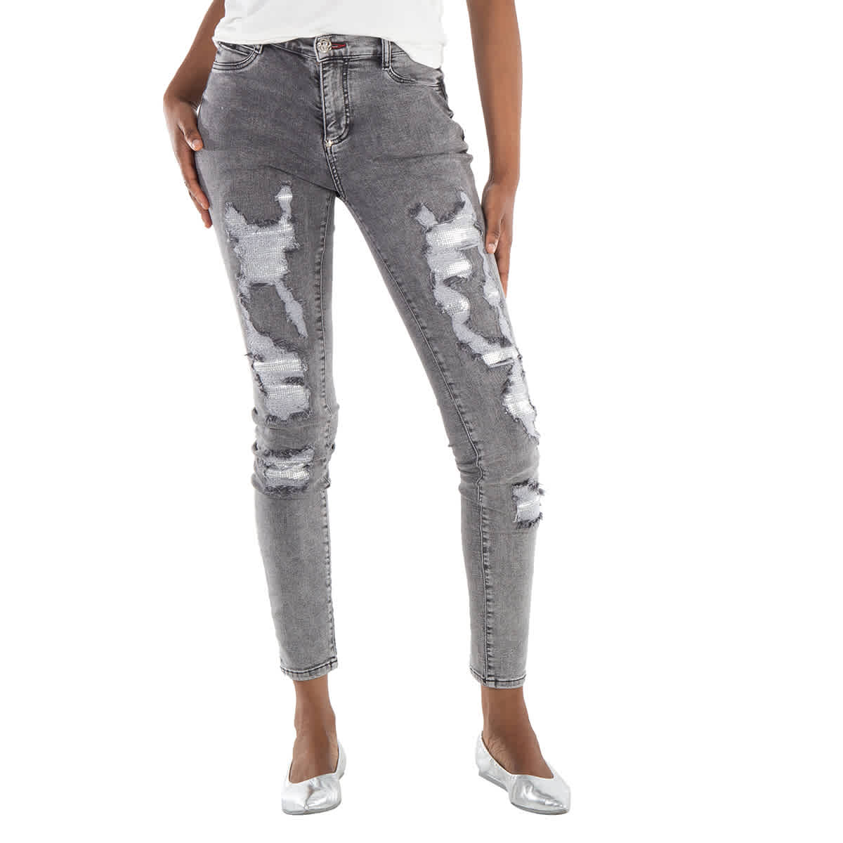 Филипп Плейн разрушенные джинсы-джоггеры с высокой талией PHILIPP PLEIN, мультиколор
Филипп Плейн разрушенные джинсы-джоггеры с высокой талией PHILIPP PLEIN, мультиколор