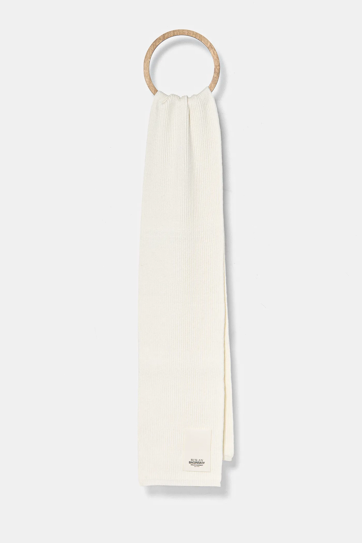 Руслан Багинский шарф с добавлением шерсти RUSLAN BAGINSKIY, белый
Руслан Багинский шарф с добавлением шерсти RUSLAN BAGINSKIY, белый