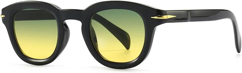 Модные винтажные солнцезащитные очки в маленькой круглой оправе для мужчин и женщин, роскошные дизайнерские солнцезащитные очки с защитой от УФ-излучения UV400 SZVVBKK, Black Green Yellow
Модные винтажные солнцезащитные очки в маленькой круглой оправе для мужчин и женщин, роскошные дизайнерские солнцезащитные очки с защитой от УФ-излучения UV400 SZVVBKK, Black Green Yellow