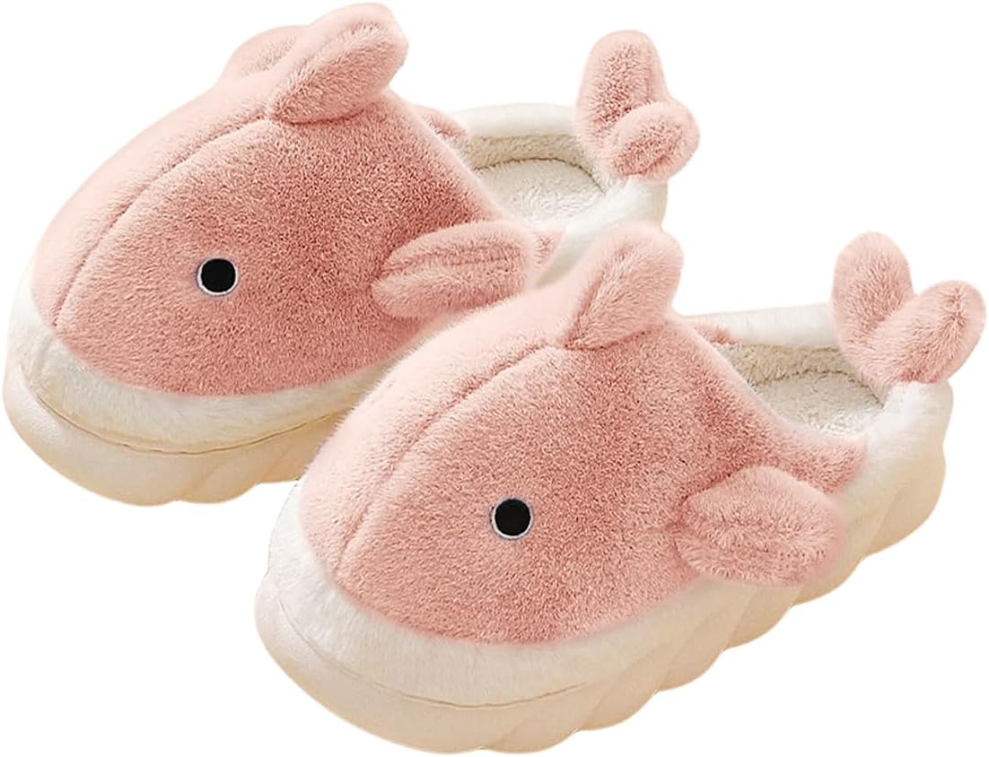 Тапочки с китовой акулой V OPXIN для женщин и мужчин, милые тапочки с толстой подошвой в виде мультяшных животных, мягкие плюшевые пушистые кавайные домашние тапочки-акулы для дома и улицы, розовый
Тапочки с китовой акулой V OPXIN для женщин и мужчин, милые тапочки с толстой подошвой в виде мультяшных животных, мягкие плюшевые пушистые кавайные домашние тапочки-акулы для дома и улицы, розовый