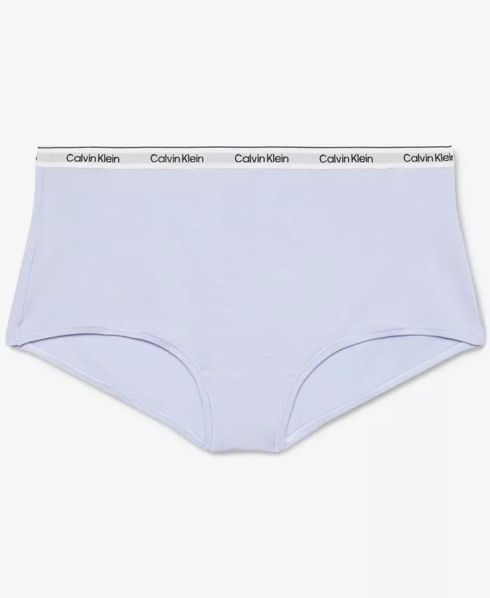 Женские современные трусы-шорты с логотипом Calvin Klein, фиолетовый
Женские современные трусы-шорты с логотипом Calvin Klein, фиолетовый